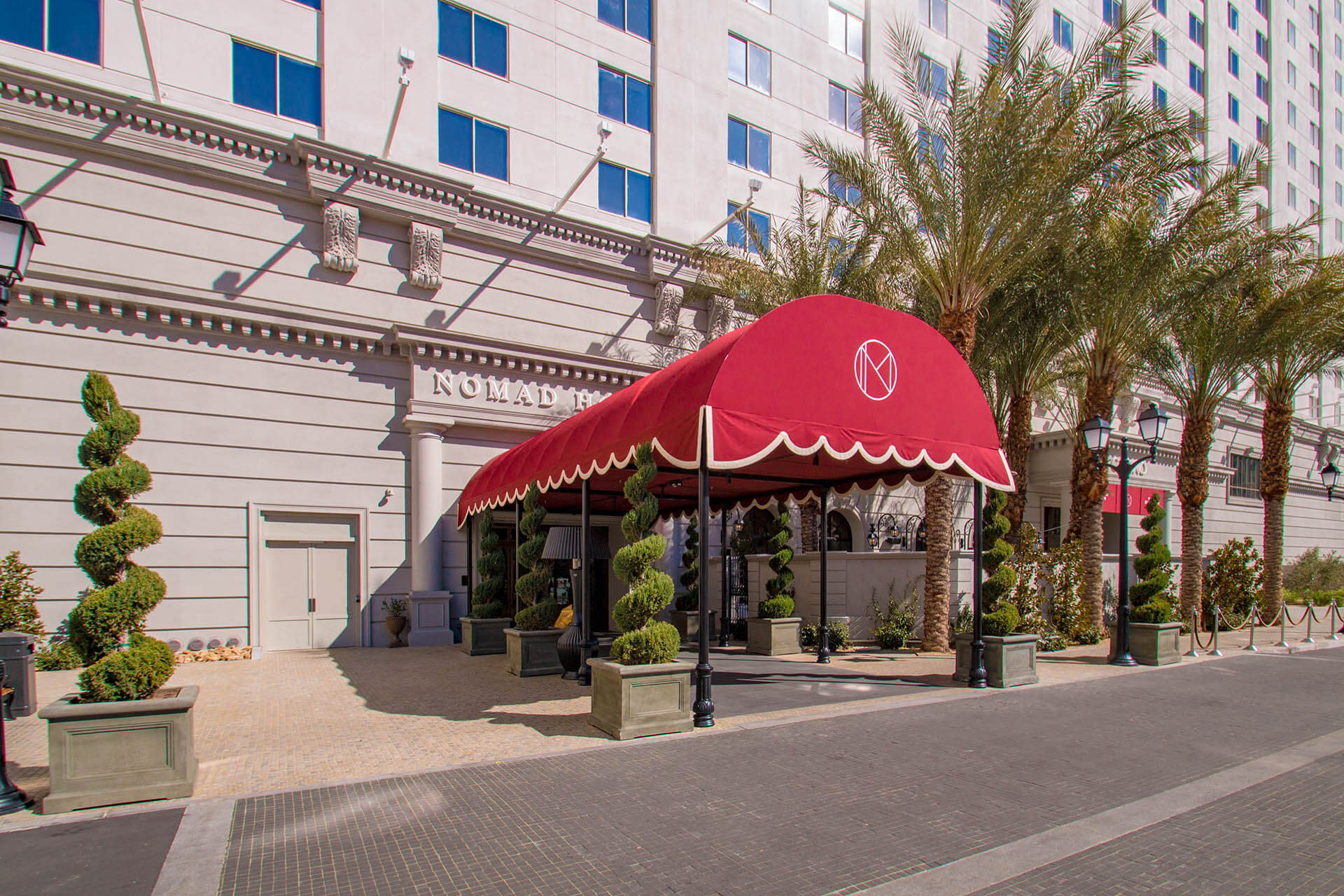 NoMad Hotel of Park MGM Las Vegas - Entryway Awning Canopy by Metro Awnings